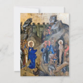 Minimalistische foto Orthodox Christelijke begrafe Bedankkaart (Achterkant)