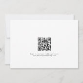 Minimalistische foto-overlay trouwkaart save the date (Achterkant)