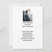 Minimalistische foto PhD afstuderen  Kaart (Achterkant)