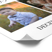 Minimalistische foto repetitie diner welkomstbord poster (Hoek)