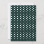 Minimalistische foto | Smaragdgroene Save The Date (Achterkant)