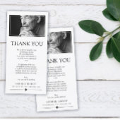 Minimalistische foto | Sympathie dank u Bedankkaart