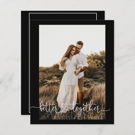 Minimalistische foto van budgetten bespaart de dat (Voorkant / Achterkant)