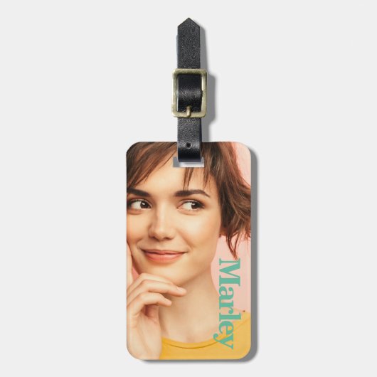 Minimalistische foto Volledige foto Eenvoudige Chi Bagagelabel (Voorkant verticaal)