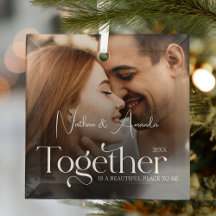 Minimalistische foto voor verloofd paar