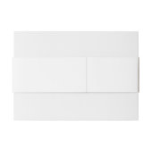 Minimalistische fotocollage bruiloft uitnodigingen wikkel (Achterkant Voorbeeld)