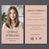 Minimalistische Fotograaf Foto Sociale Media Visitekaartje