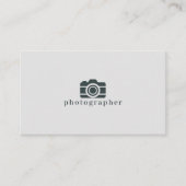 minimalistische fotograaf visitekaartje (Voorkant)