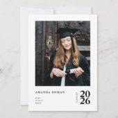 Minimalistische fotograafpartij kaart (Voorkant)