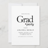 Minimalistische fotograafpartij kaart (Achterkant)