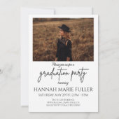 Minimalistische fotograafpartij kaart (Achterkant)