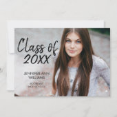 Minimalistische fotograafpartijkaart kaart (Voorkant)