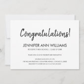 Minimalistische fotograafpartijkaart kaart (Achterkant)