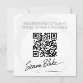 Minimalistische Fotografie Client Review Dank u au (Achterkant)