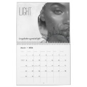 Minimalistische Fotografie Inspirerende Muur Kalender (Mar 2026)