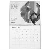 Minimalistische Fotografie Inspirerende Muur Kalender (Feb 2026)