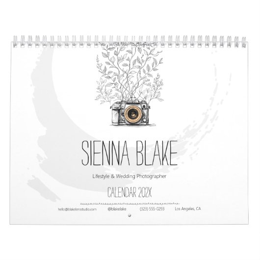 Minimalistische Fotografie Inspirerende Muur Kalender (Hoes)