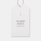 Minimalistische Fotografie Volledige Foto Eenvoudi Cadeaulabel (Achterkant)