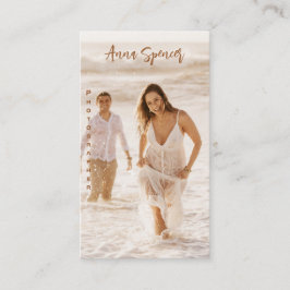 Minimalistische fotografie Volledige foto eenvoudi Visitekaartje