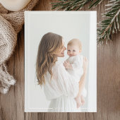 Minimalistische fotokaart | Eenvoudig en elegant Kaart