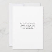 Minimalistische fotokaart | Eenvoudig en elegant Kaart (Achterkant)