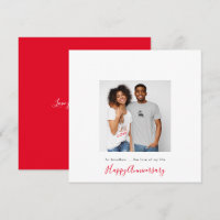 Minimalistische fotonaam Partner Custom Jubileum