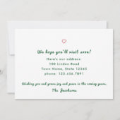 Minimalistische foto's Moderne Typografie We hebbe Aankondiging (Achterkant)