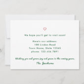 Minimalistische foto's We hebben bewegende aankond Aankondiging (Achterkant)