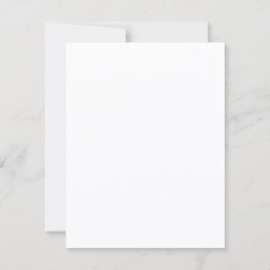 Minimalistische Fun casual bruiloft Kaart (Achterkant)