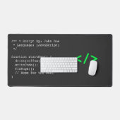 Minimalistische functie startDay() Ontwikkelaarsgr Bureaumat (Keyboard & Muis)