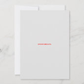 Minimalistische Galentine-uitnodigingskaart Kaart (Achterkant)