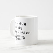 Minimalistische gamer koffiemok  (Voorkant links)
