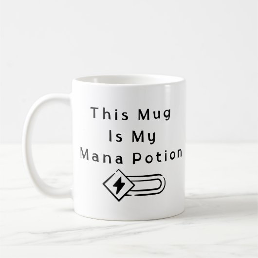 Minimalistische gamer koffiemok  (Links)