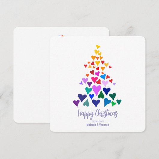 Minimalistische Gay Kerstmis (Voorkant / Achterkant)