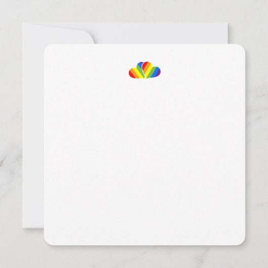 Minimalistische Gay Kerstmis (Achterkant)