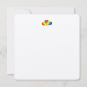 Minimalistische Gay Kerstmis (Achterkant)