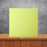 Minimalistische Geel Groen Effen Kleur Tegeltje<br><div class="desc">Maak kennis met onze geel-groene keramische Tegel, een subtiele maar charmante toevoeging aan uw ruimte. Met zijn zachte pastelgele tint die doet denken aan verse maïs, brengt deze tegel warmte en helderheid in elke kamer. Perfect voor het creëren van een minimalistische en uitnodigende sfeer in uw keuken, badkamer of een...</div>