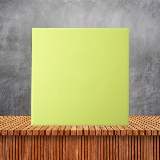 Minimalistische Geel Groen Effen Kleur Tegeltje