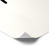 Minimalistische Geen Plaats Als Thuis Wit Poster (Hoek)