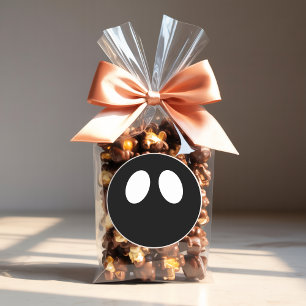 Minimalistische Geest Gezicht Halloween Sticker