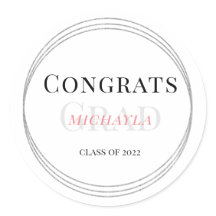 Minimalistische Gefeliciteerd Afstudeerder Klasse 