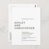 Minimalistische Geïsoleerde Magnetische Namen Bewa Briefkaart (Voorkant / Achterkant)