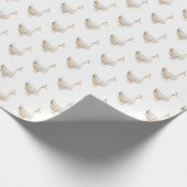 Minimalistische Gekke Gans Kind jarig Cadeaupapier (Hoek)