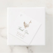 Minimalistische Gekke Gans Verjaardag Dank u Bedankjes Labels (In situ)