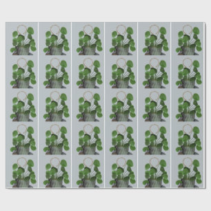 Minimalistische Geld Plant -Matte Wikkelpapier Cadeaupapier