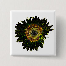 Minimalistische gele neon zonnebloem bloemkunst