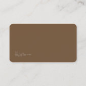  minimalistische geluidsengineer visitekaartje (Achterkant)