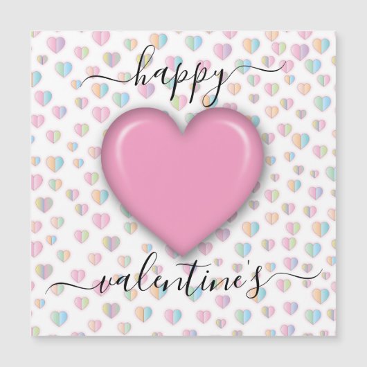 Minimalistische gelukkige Valentijnsdag (Voorkant)