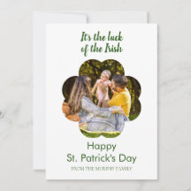 Minimalistische geluksbrengende klavertje St. Patr