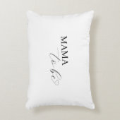 Minimalistische genderneutrale aangepaste mama / p accent kussen (Voorkant(Verticaal))